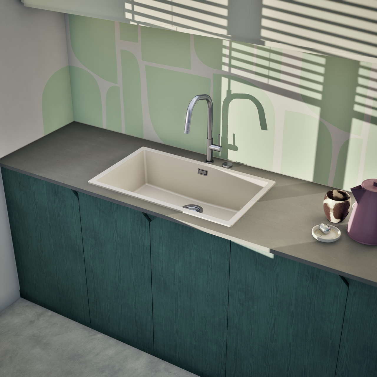 Dřez FORMHAUS D-100LS NERO